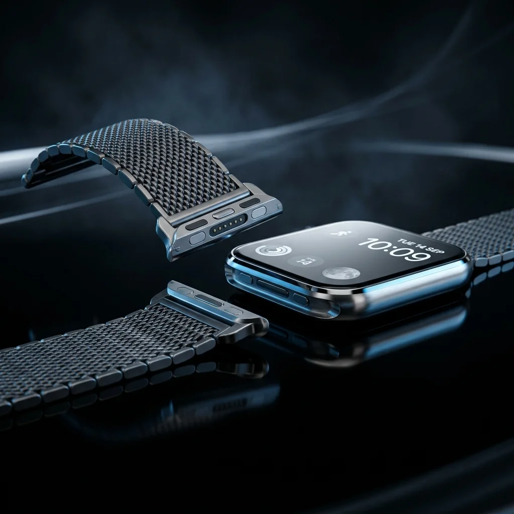 Apple Watch Series 13 Redesign Coming 2027: New Magnetic Band System, 8-Sensor Ring & HMO Display